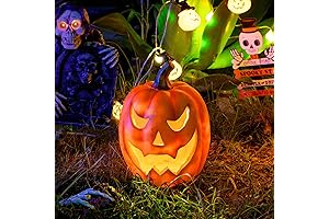 Halloween Jack-O'-Lantern Solar Pumpkins