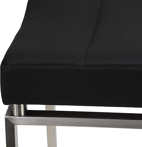 Miniatura 5 de Cortesi Home Isis Taburete de altura de encimera, 27" de alto, negro Negro -,gris,Rojo -