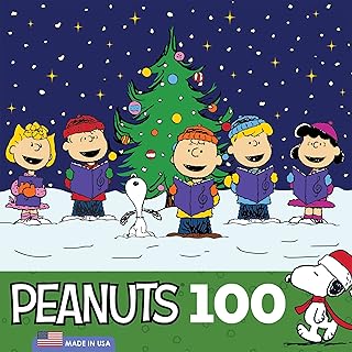 Peanuts Christmas 100 PC Jigsaw Puzzle - Christmas Caroling