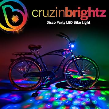 Brightz WheelBrightz & CruzIn Bundle, Color Changing & Red 2-Pack