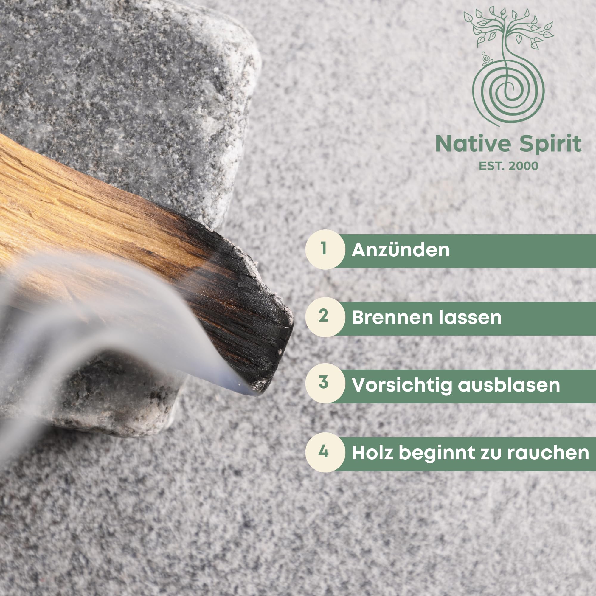 Native Spirit 800 grs - Pacchetto all'Ingrosso Sticks Palo Sacred Santo (Bursera graveolens). Durata Media: 9-10cm (9,5 x2x4 cm, 15-25grs