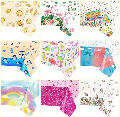 Miniatura 7 de Mantel de los años 80, mantel rectangular de regreso a los 80, decoración de fiesta de hip hop de los años 80, mantel de plástico negro de los años