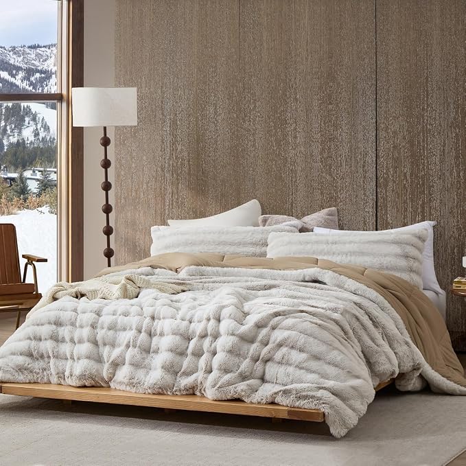 Coma Inducer Jelly Rolls Chunky Bunny Oversized Queen Comforter - Frosted Latte