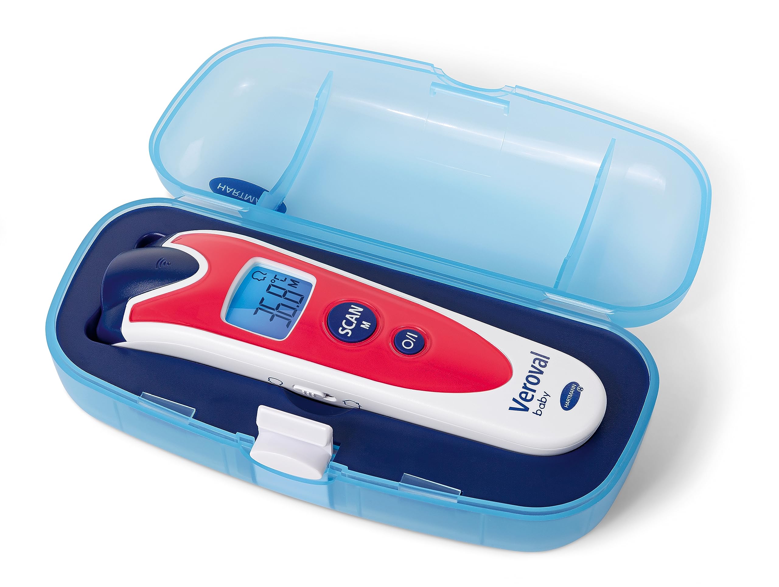 Veroval baby Infrarot-Fieberthermometer, kontaktlos, rot