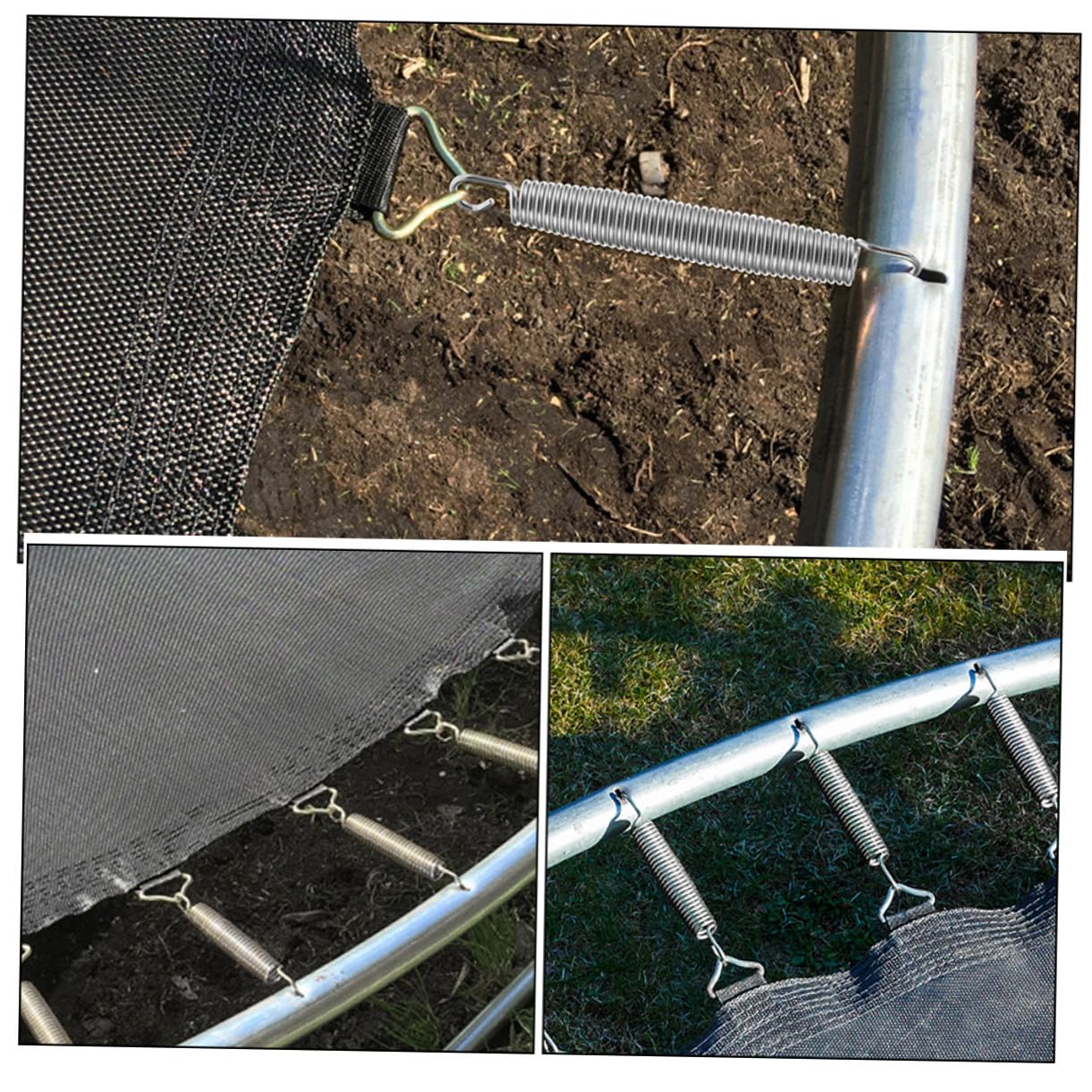 Mikinona Feder Trampolin Verzinkte Zugfedern Universalfedern Ersatz Federn Zubehör Trampolin Zugfeder Druckfeder Verzinkte Feder Hardware Zubehör Professionelle