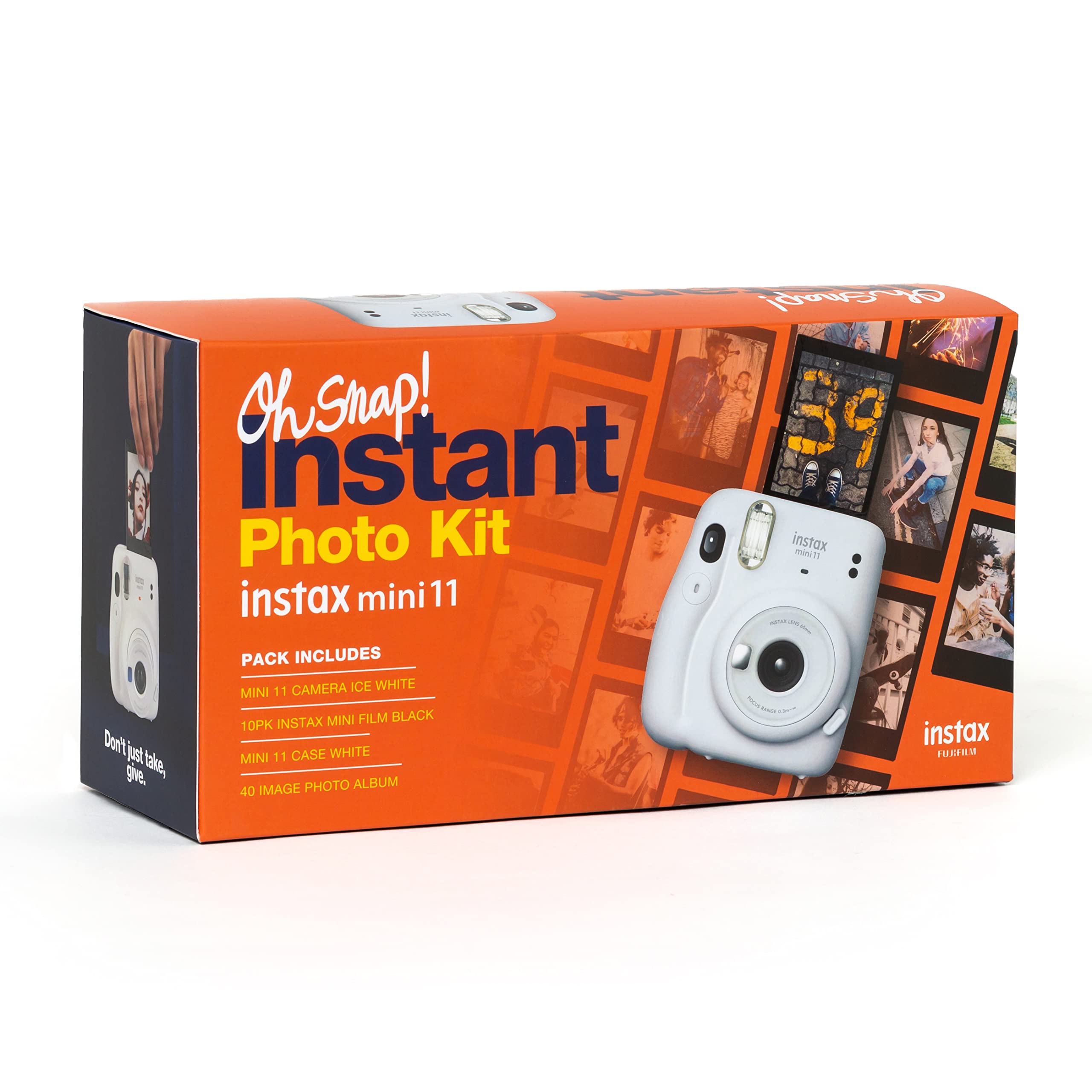 Instax Oh Snap! Instant Photo Kit - Ice White
