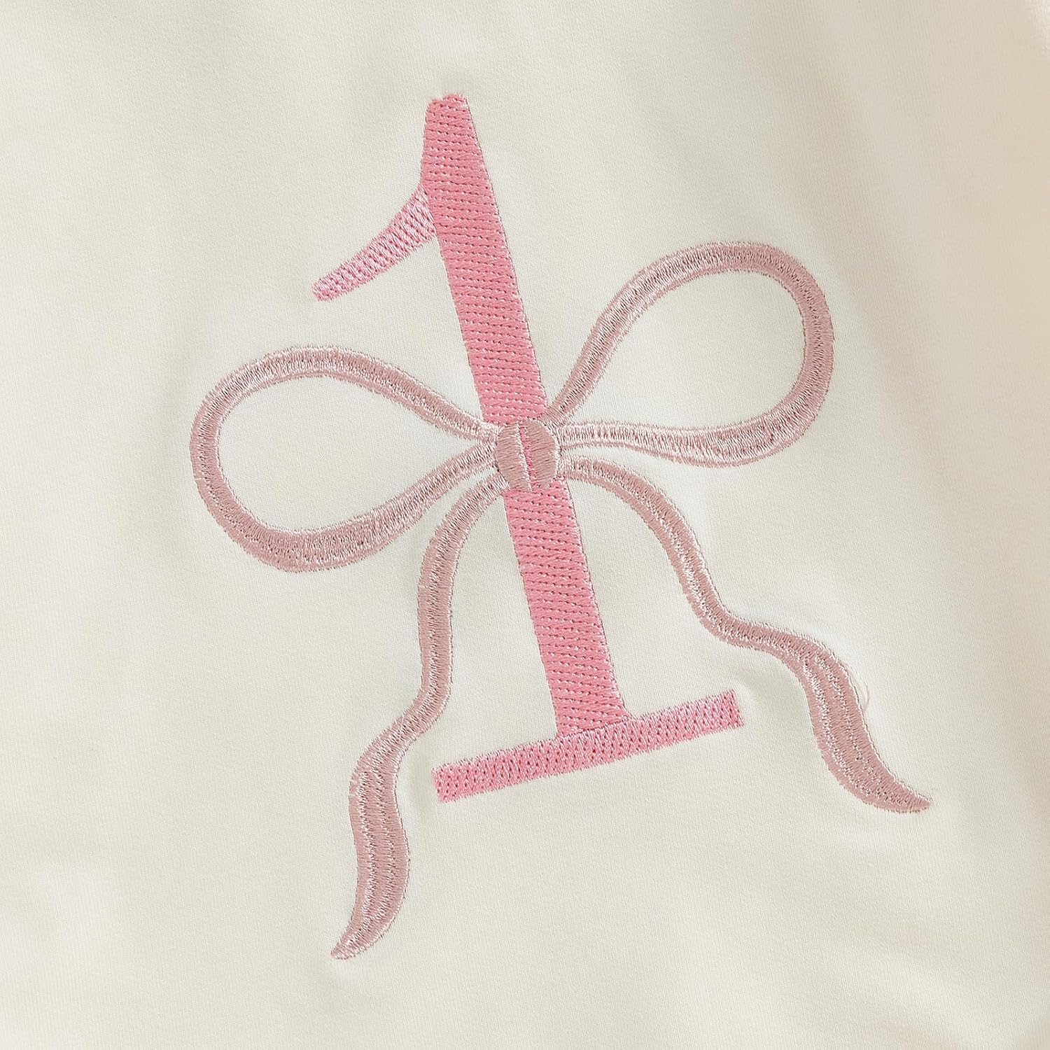 Infant Baby Girl First Birthday Outfit One Bow Short Sleeve Bubble Romper Jumpsuit Onesie Cute Summer Clothes - Image 5