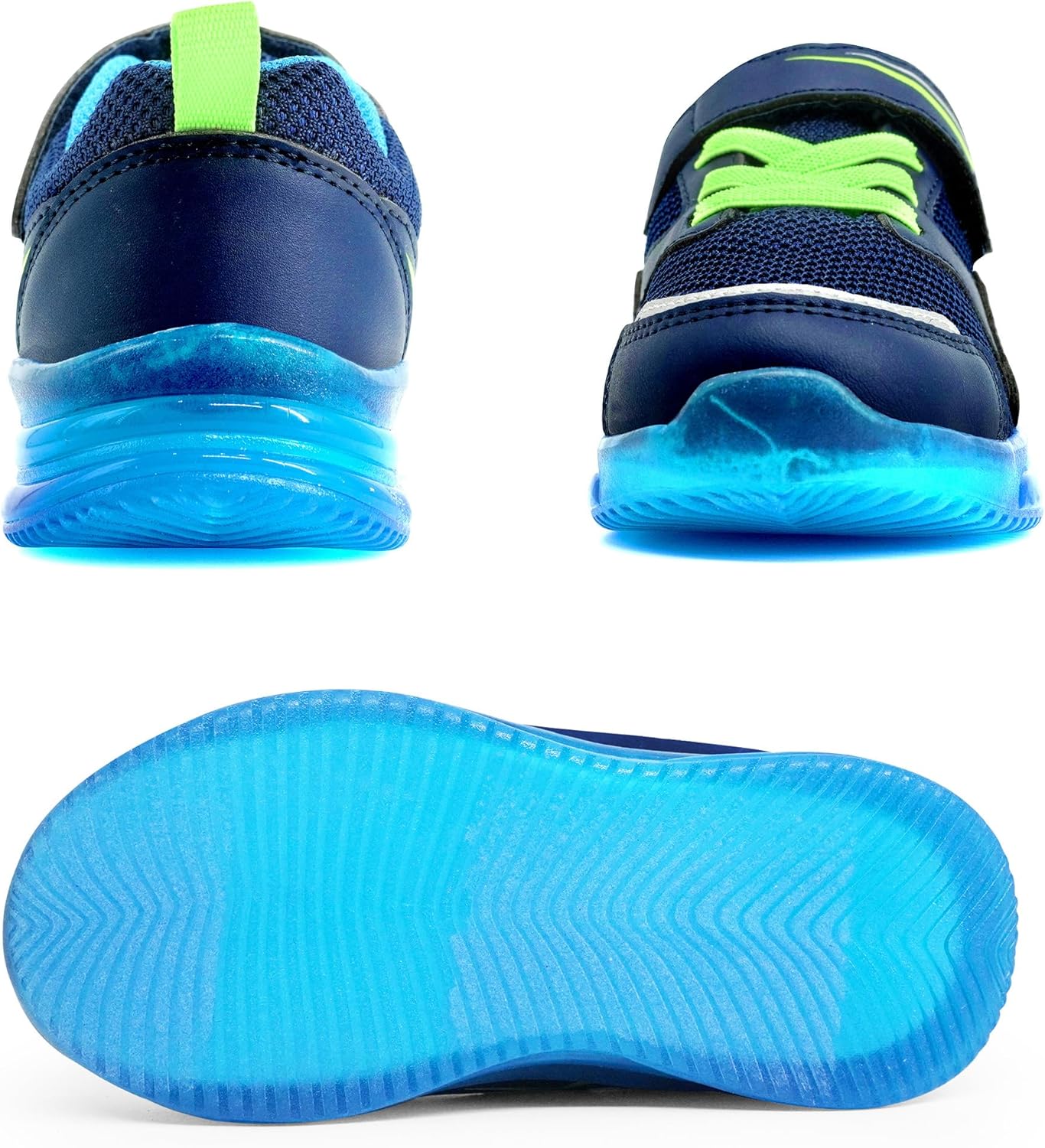 AMZZPIK Light Up Shoes for Boys Girls Toddler LED Flashing Sneakers Breathable Sport Walking Shoes for Kids - Image 5