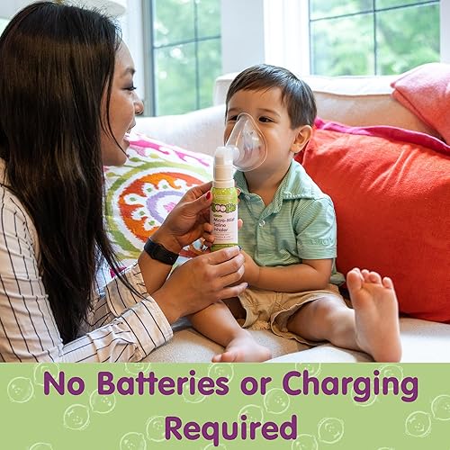 Miniatura 9 de Boogie Micro-Mist Recambio de inhalador salino, 1.7 oz sin perfume, paquete de 2