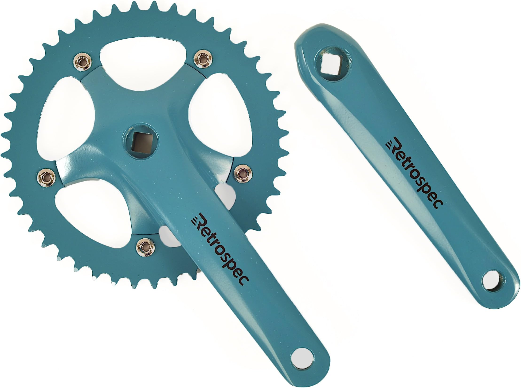 Retrospec Bicycles Fixed-Gear Crank Single-Speed Road Bicycle Forged Crankset