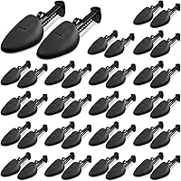 Honeydak 20 Pairs Adjustable Plastic Shoe Stretchers - Portable Shoe Trees & Boot Holders for Men Women, Anti-Wrinkle Shapers
