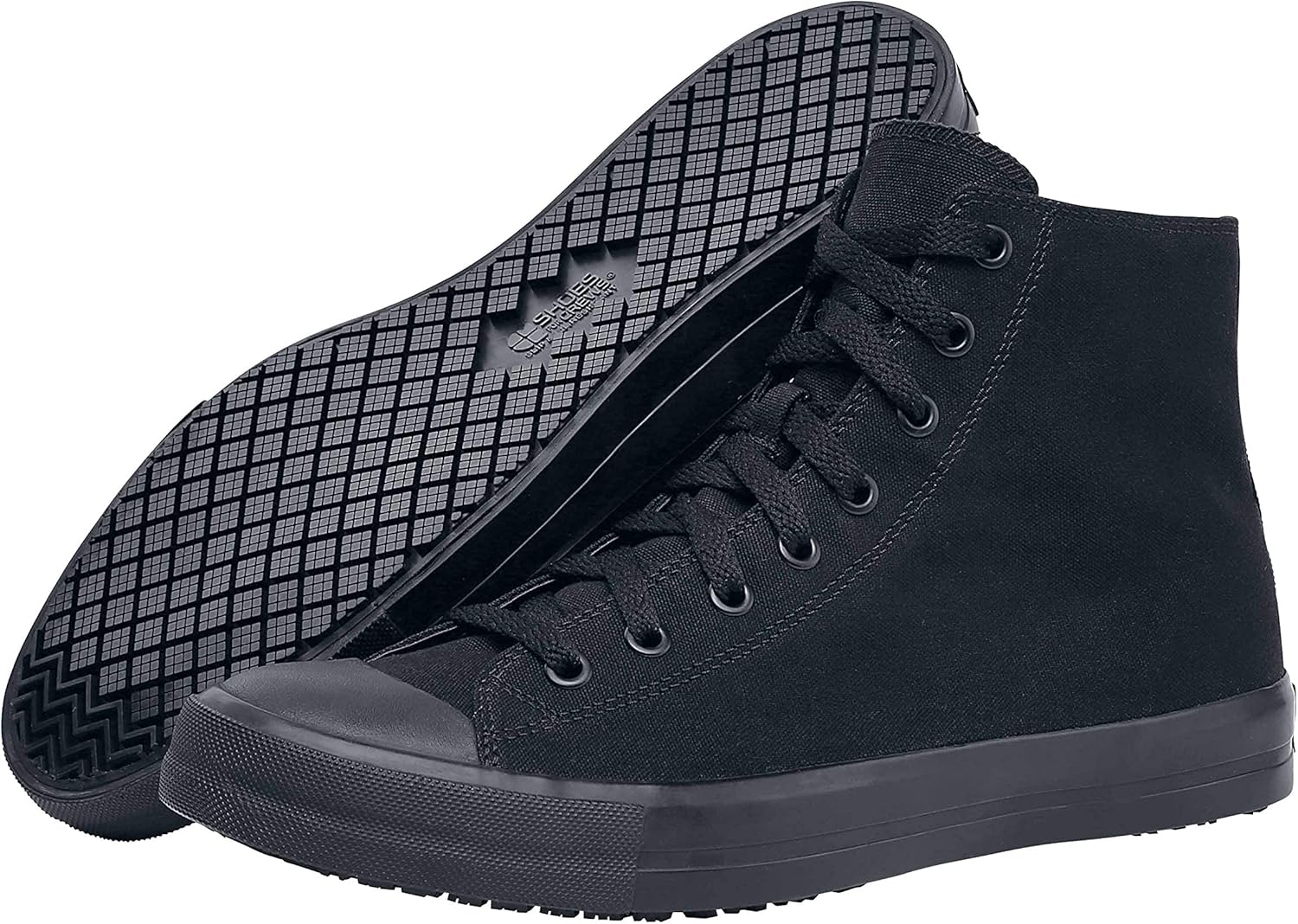 Miniatura 7 de Shoes for Crews Pembroke Mens WomensUnisex Slip Resistant High Top Work Sneakers Leather or Canvas