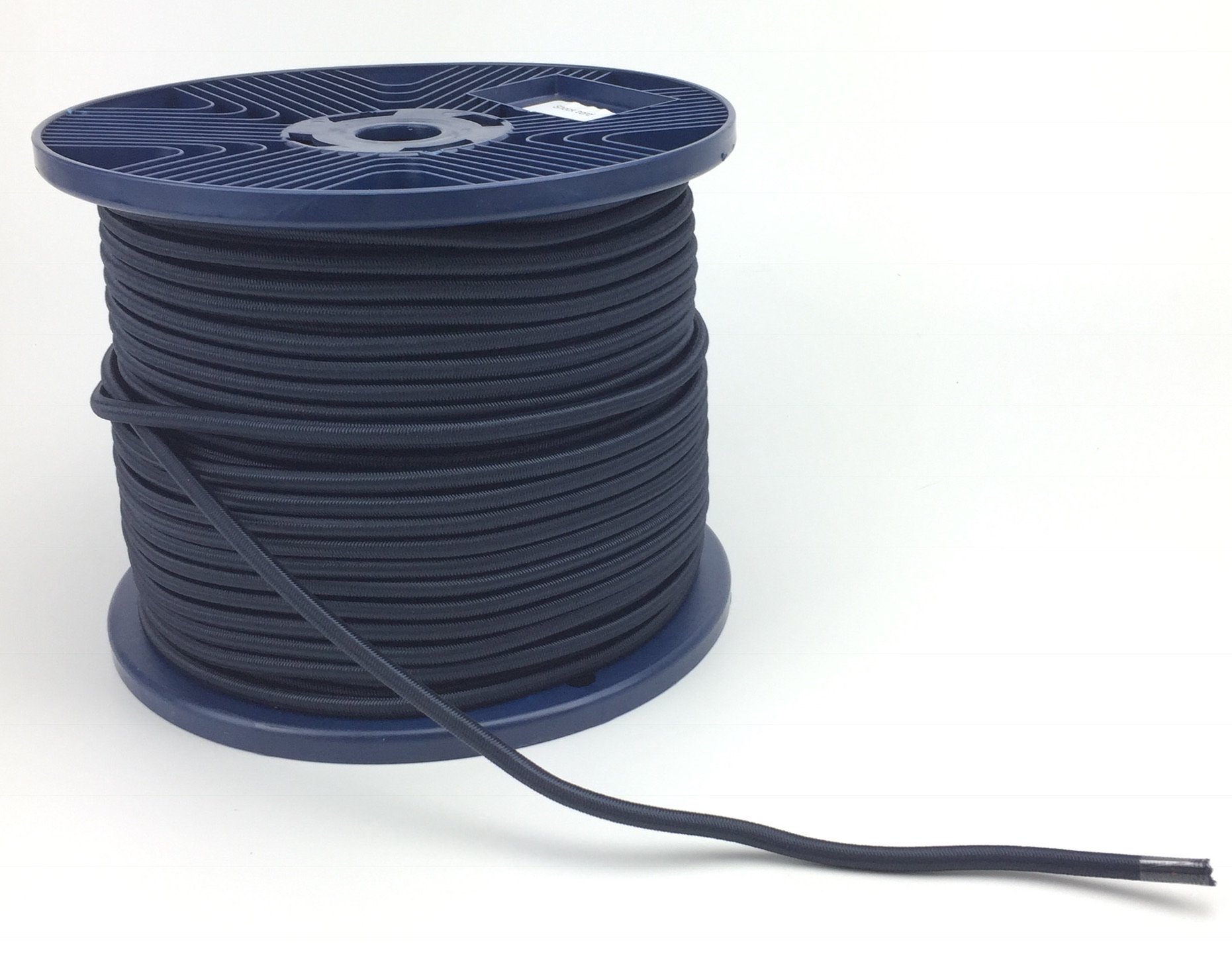 6mm Navy Blue Elastic Bungee Shock Cord, Tie Down, Heavy Duty x 50 Metres
