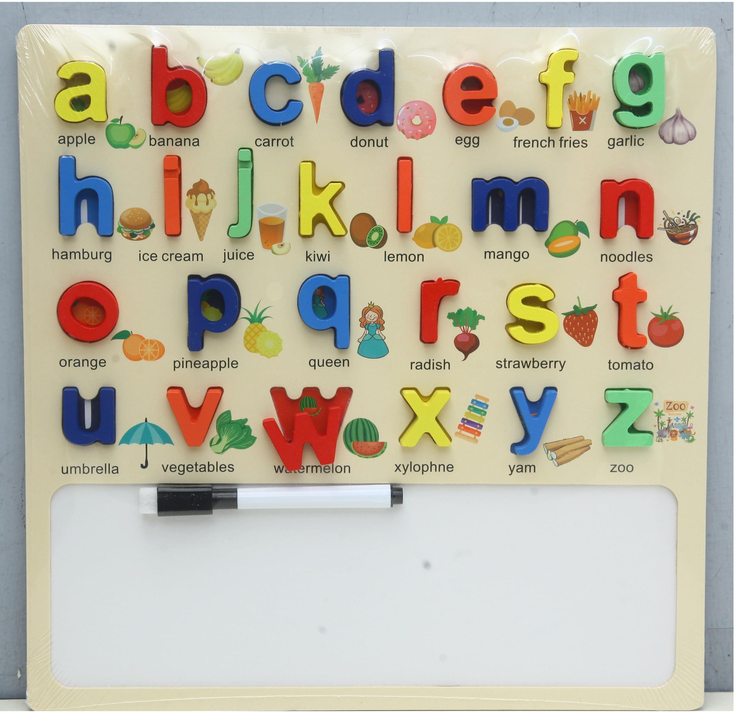 Abhi's Grandma - Wooden Learning Educational Board for Kids, ABC