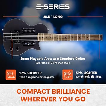 Traveler Guitar EG-1 Blackout - Matte Black