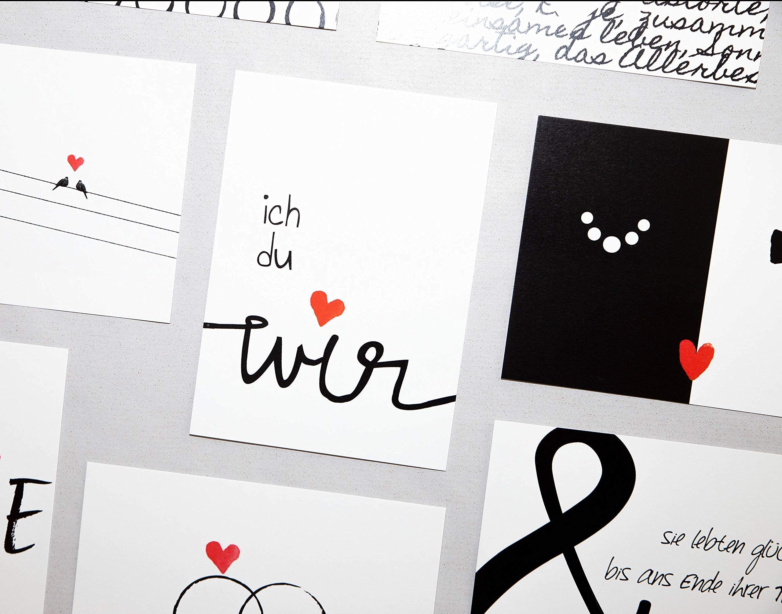 Hochzeitsspiel, 52 verschiedene Postkarten - 1 Jahr lang für das Hochzeitspaar (4th Edition)