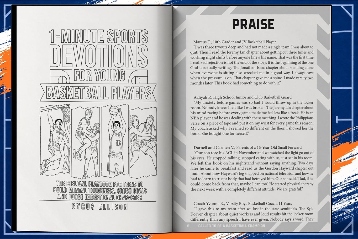 1-Minute Sports Devotions for Young Basketball Players: The Biblical Playbook for Teens to Build Mental Toughness, Crush Goals and Forge Exceptional Character
