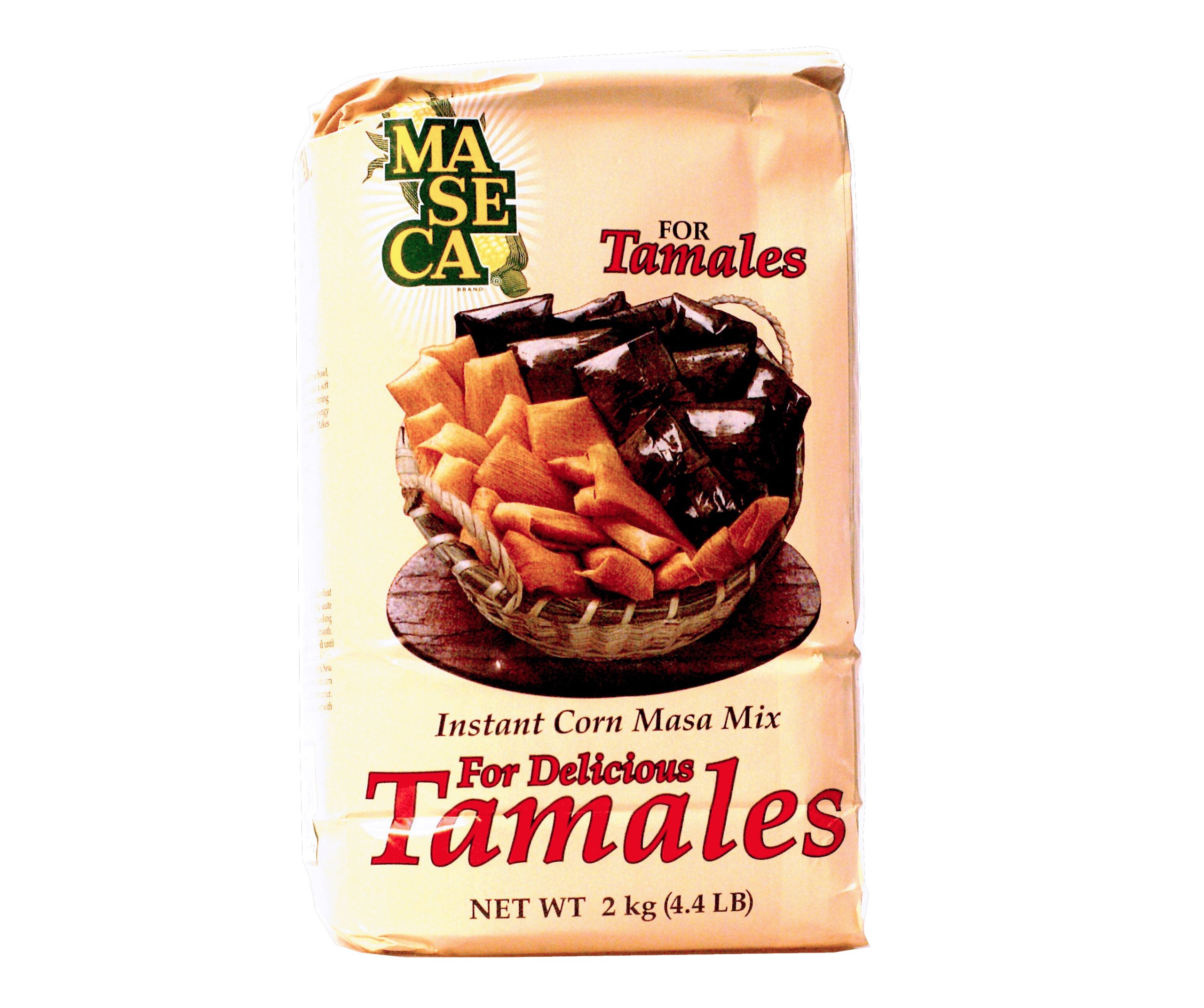 Maseca Instant Corn Masa Mix for Tamales, 4.4-Pound Packages (Pack of 10)