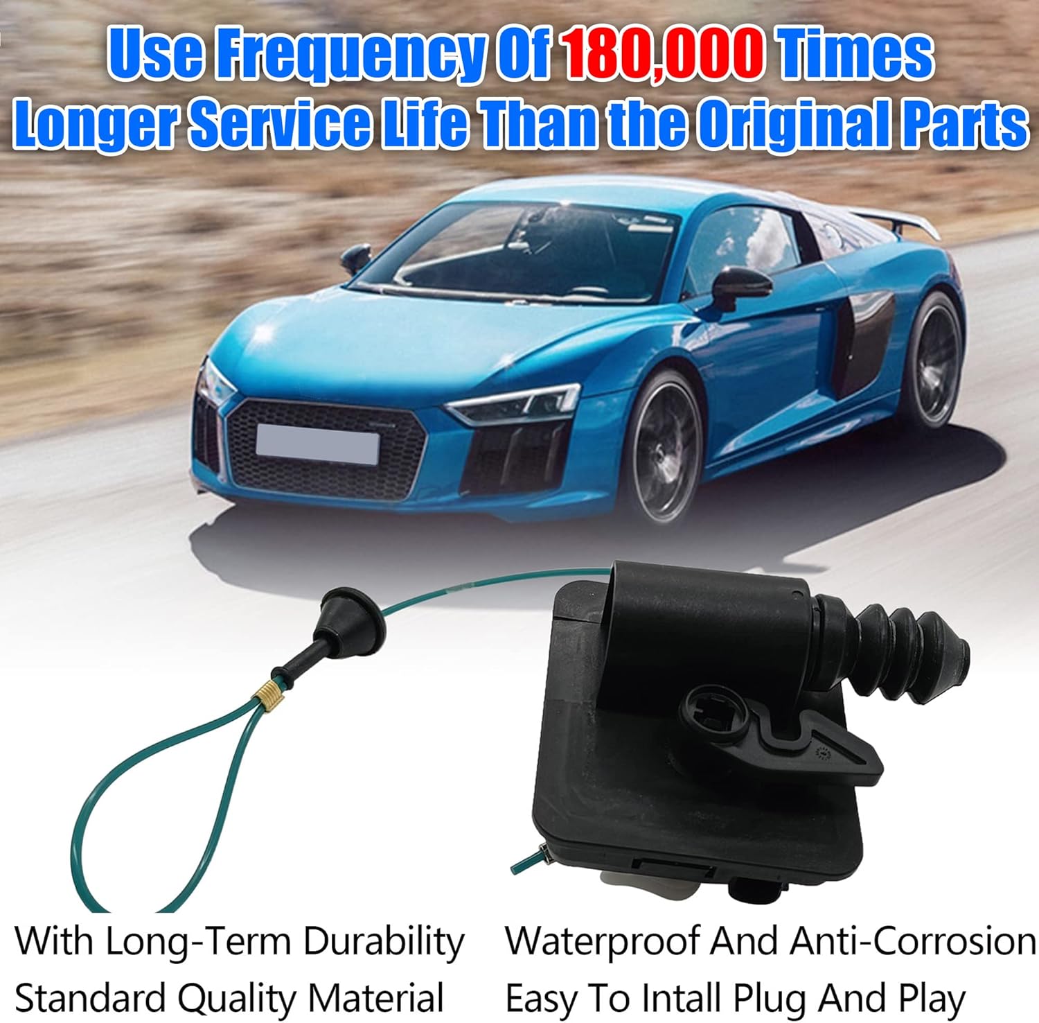 Rldym Fuel Door Lid Actuator Assembly Kit B5 No Abnormal Noise 74700-TBA-A02 74700TBAA02 Control Gas Door Fuel Tank Gas Cap Release Open fit for Honda Civic 2016 2017 2018 2019 2020 2021, 180000 times