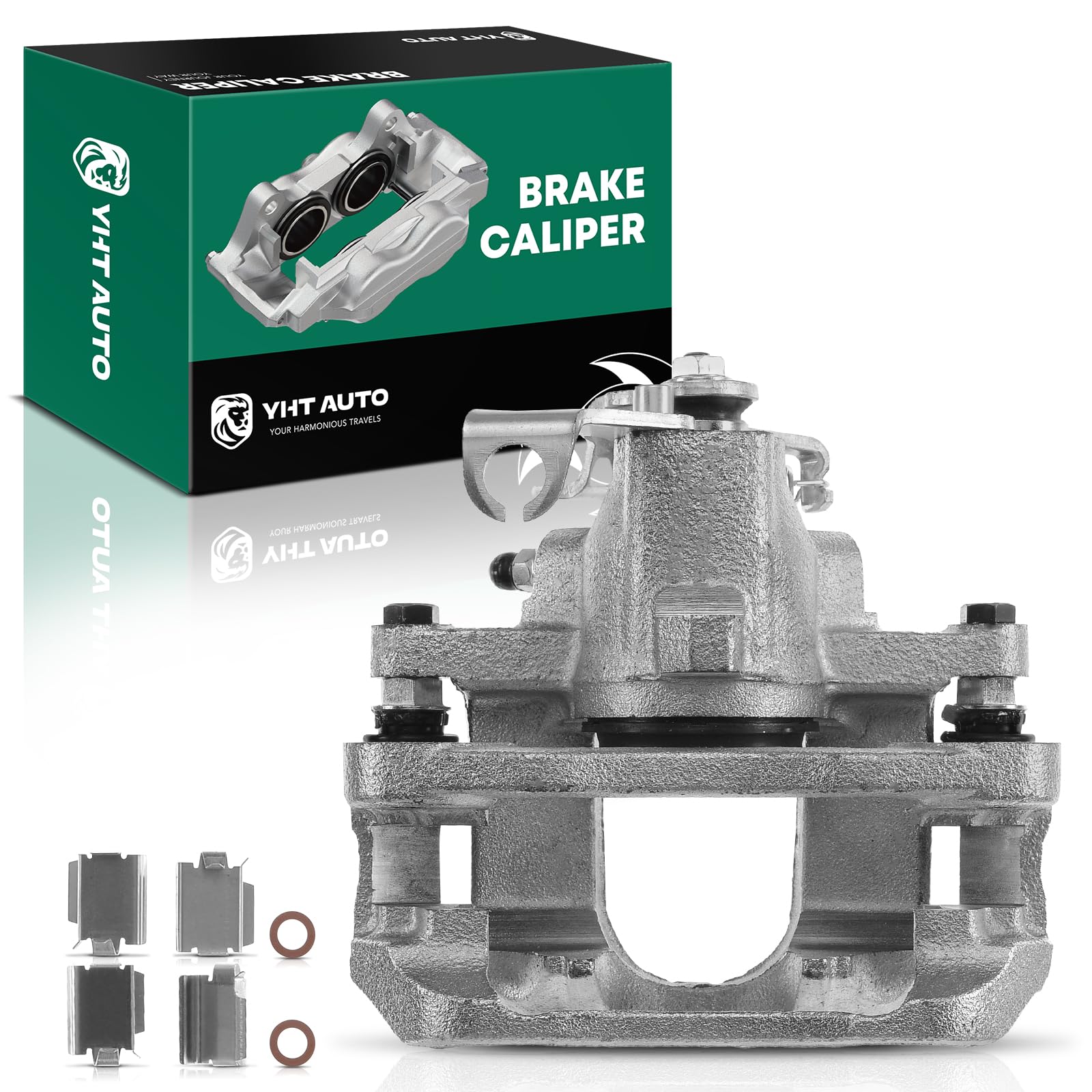 Rear Passenger Side Brake Caliper Assembly Replacement for Chrysler Town & Country Dodge Grand Caravan Volkswagen Routan Ram C/V