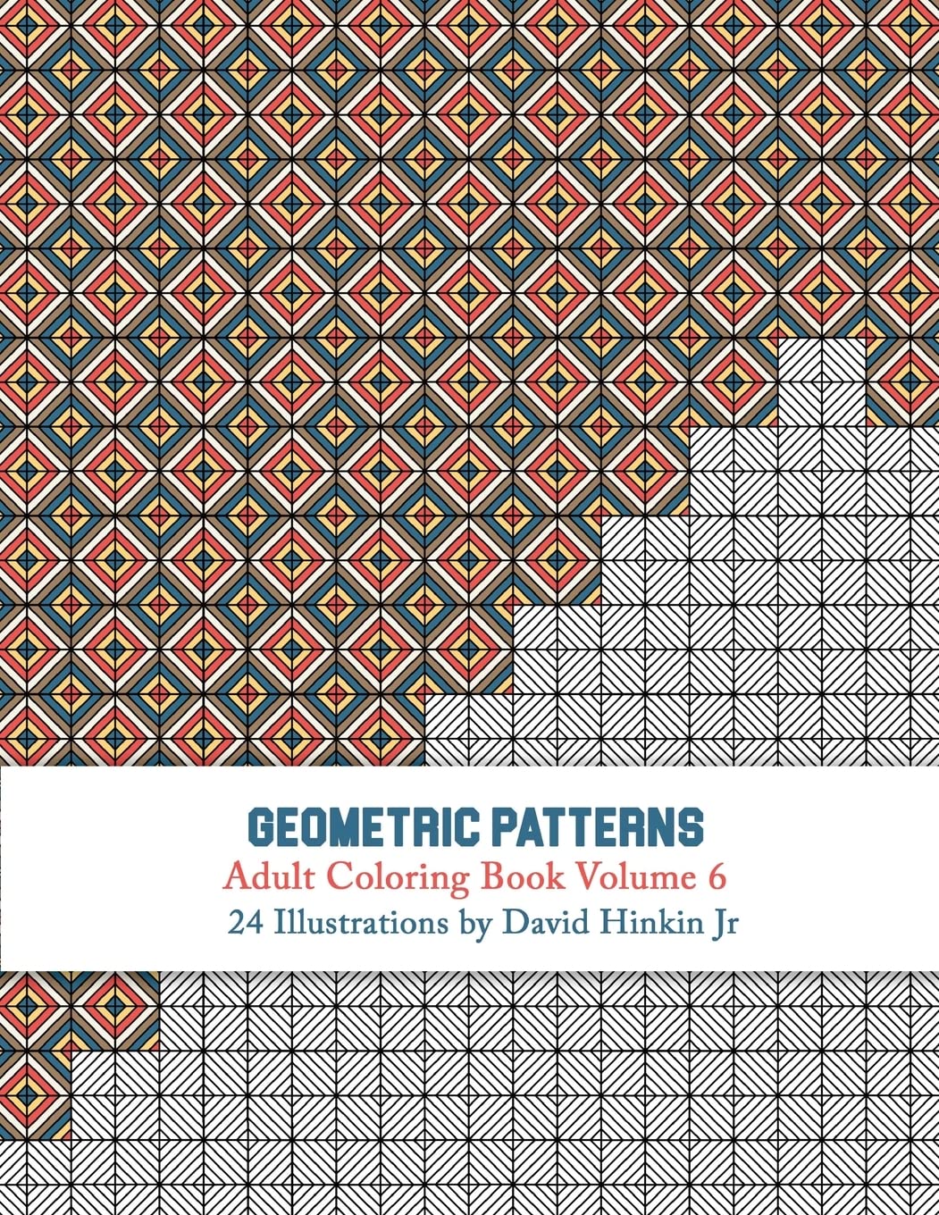 Amazon.com: Geometric Patterns - Adult Coloring Book Vol. 6: ...
