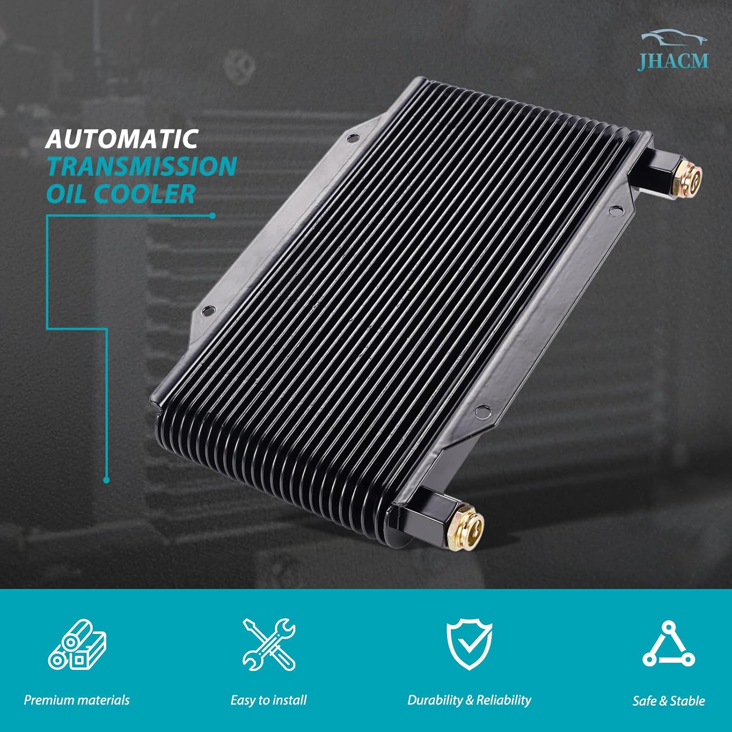 918-259 Automatic Transmission Oil Cooler Compatible with Chevrolet C1500 C2500 C3500 K1500 K2500 K3500 1996-2000,GMC C1500 C2500 C3500 K1500 K2500 K3500 1996-2000,Cadillac 1999-2000