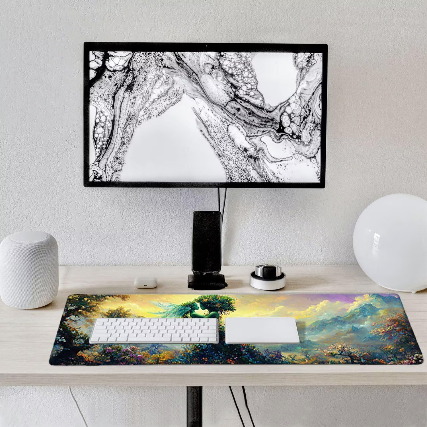 Podkładka pod mysz do gier, 1400 x 600 mm XXL Podkładka pod mysz do gier, duża, antypoślizgowa wodoodporna, rozszerzona długa podkładka pod mysz do klawiatury XXL, akcesoria biurowe, do gier