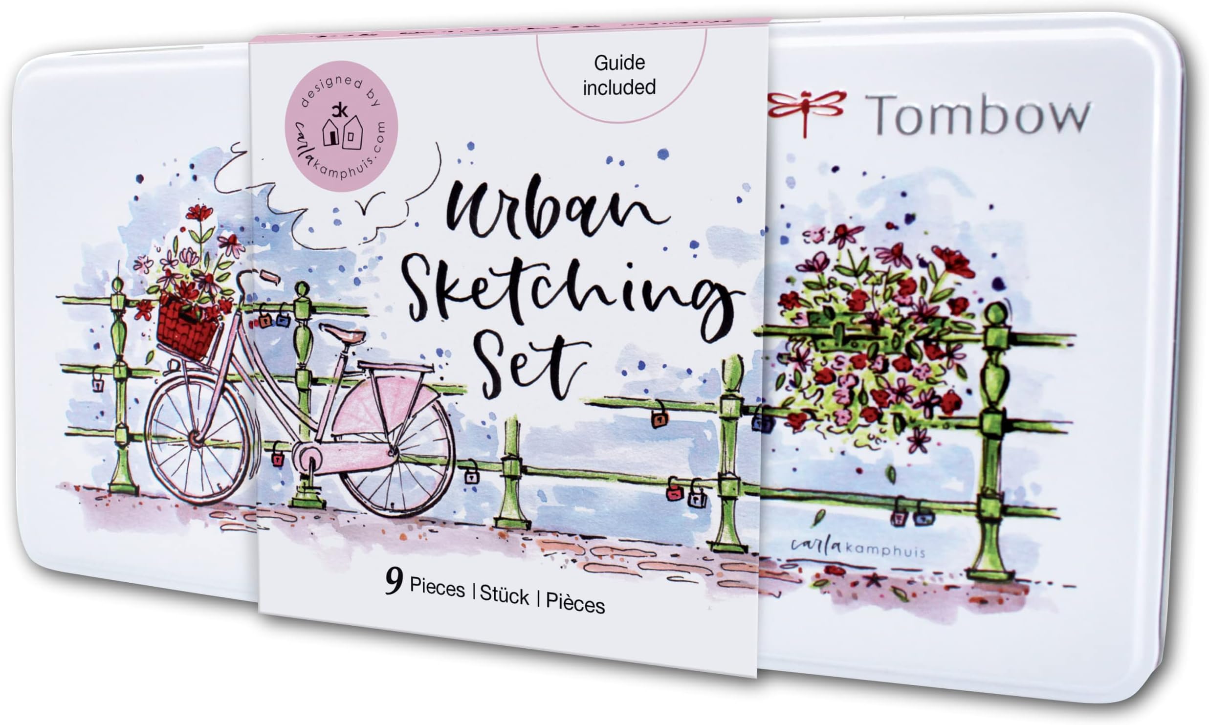 Tombow IROJITEN Set 10 Matite Colorate Pastello: Mine A Cera Morbide, Per Artisti E Bullet Journal, In Elegante Confezione Libro - 5