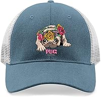 Vista 9 de Sombreros Pug Dog Dad Sombrero de béisbol gráfico para hombre