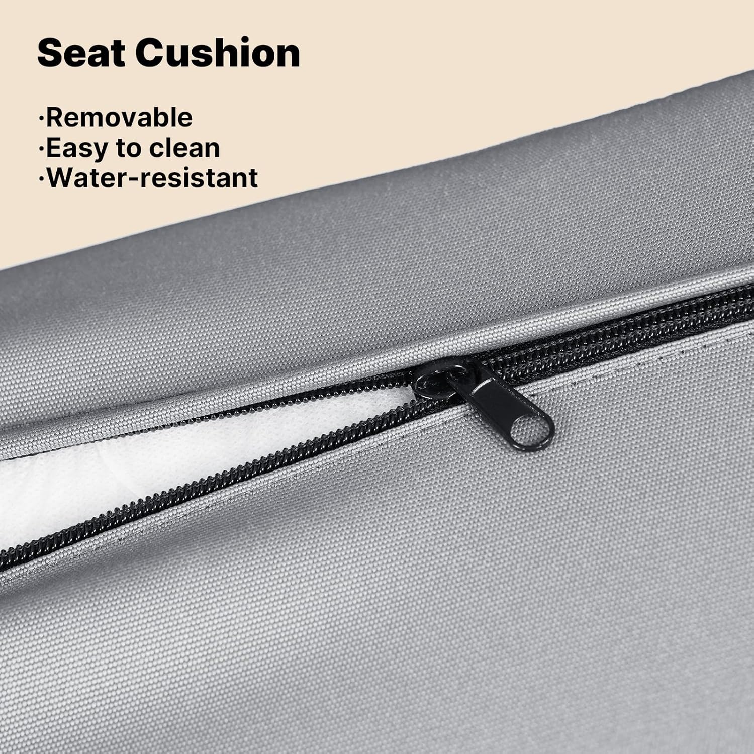 Ahomly 4-Piece Outdoor Wicker Patio Furniture Set with Deep Seating Cushions and Table for Balcony, Backyard, and Porch (Gray)