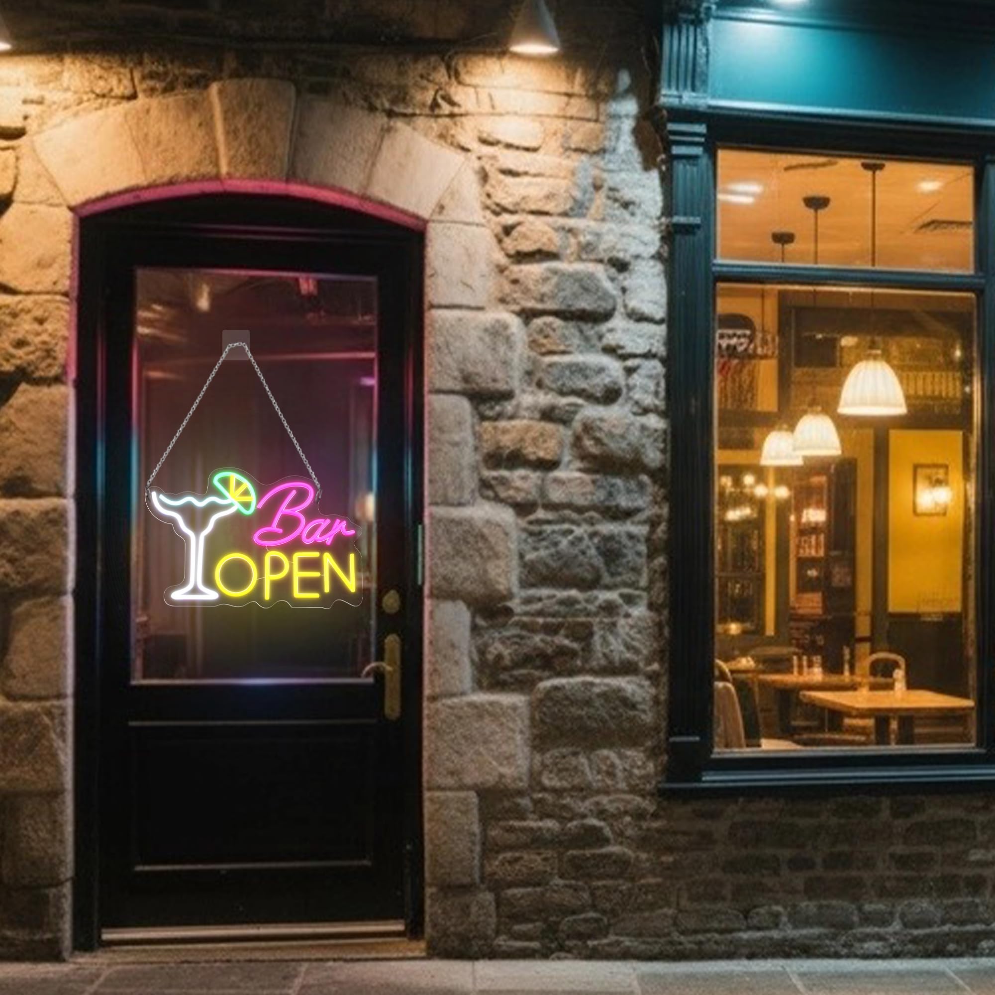MEKOTRIN Bar Open Neon Light Sign - Image 2