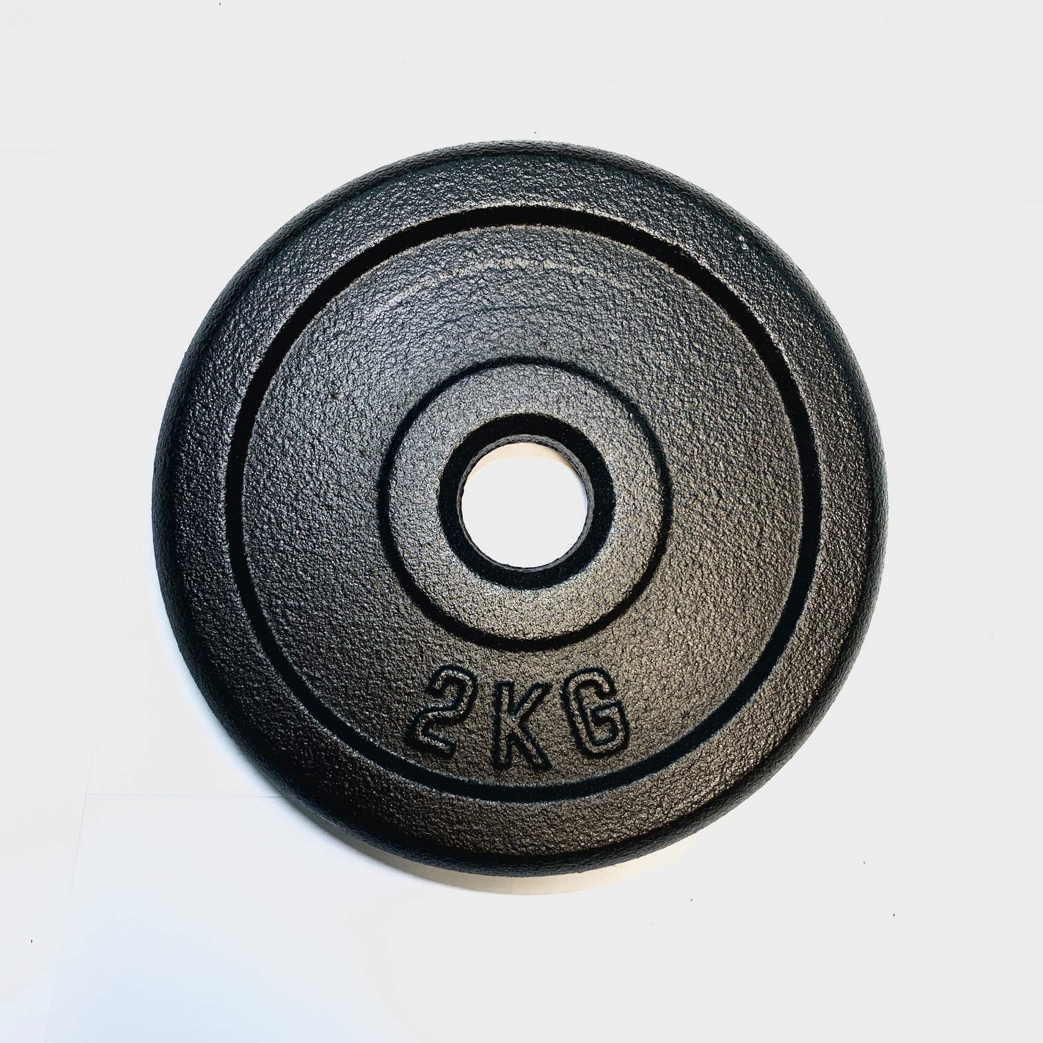 GDC Cast | Set di 2 dischi 2kg per Bilanciere e Manubri - Allenamento e fitness a casa - Ghisa