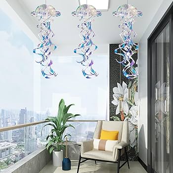 Amazon.co.jp : クラゲサンキャッチャー | ウィンドウサンキャッチャー