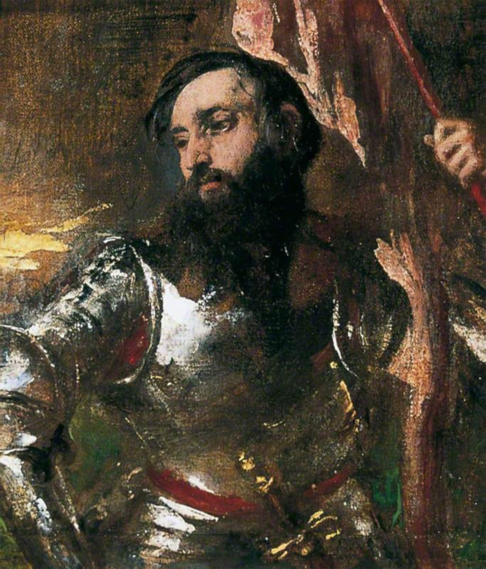 SERENDIPITP Vintage Picture Print on Canvas Wall Art Poster l'Alfiere William Etty Artwork Print Poster for Wall Decor 60x90cm