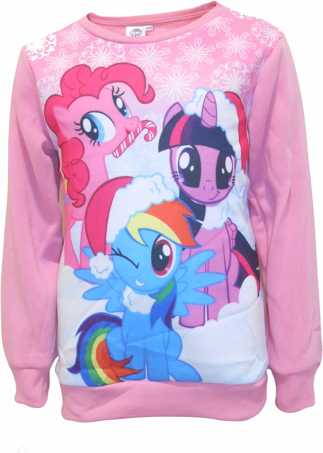 My Little Pony Girls Christmas Jumper Sweatshirt 2-3 Years Pink