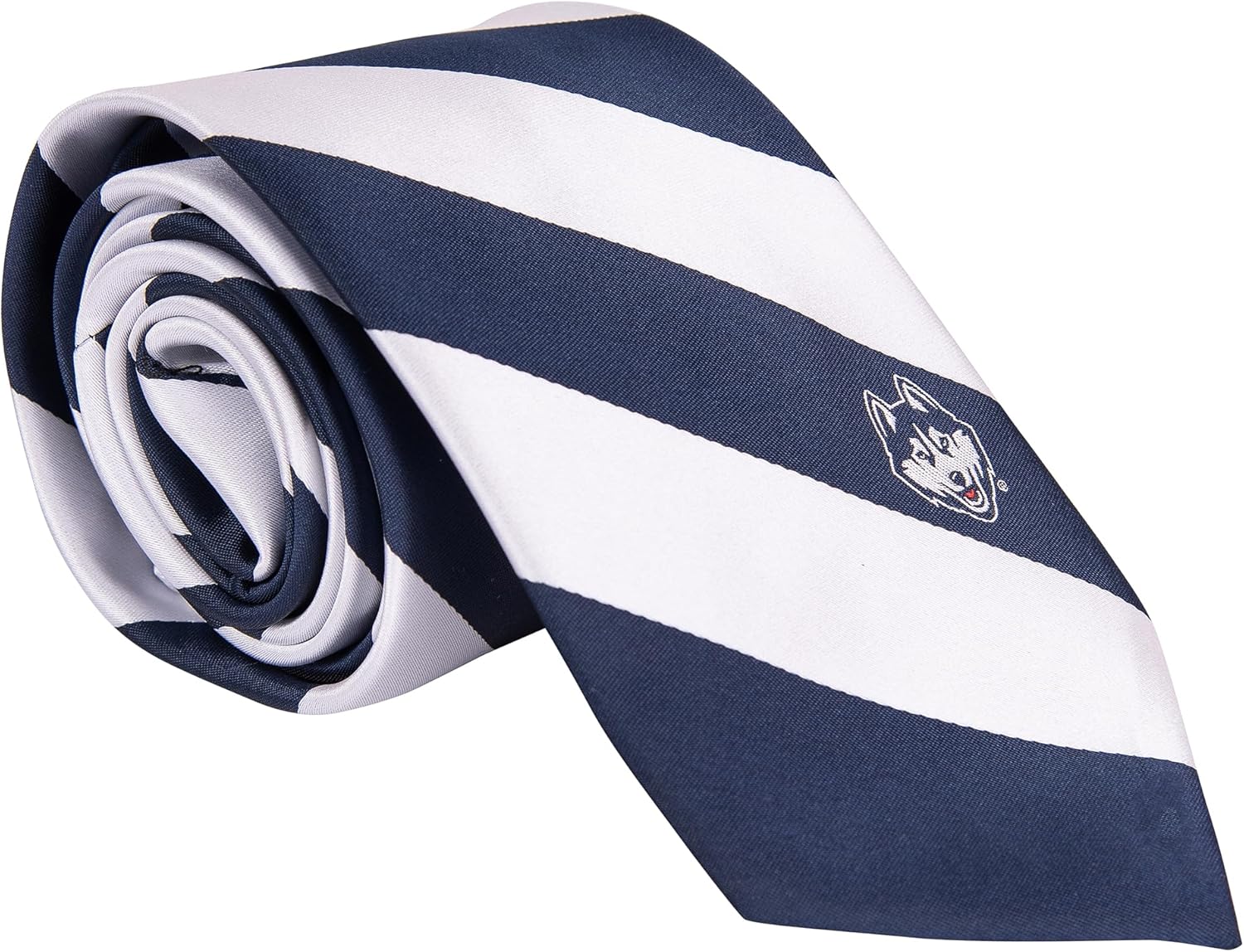 Desert Cactus University of Connecticut Neck Tie UConn Huskies 100% Polyester Necktie with Logo, Officially Licensed
