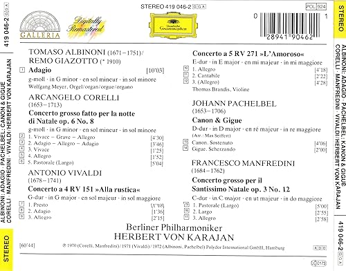 Miniatura 2 de Albinoni Adagio Pachelbel Kanon & Gigue