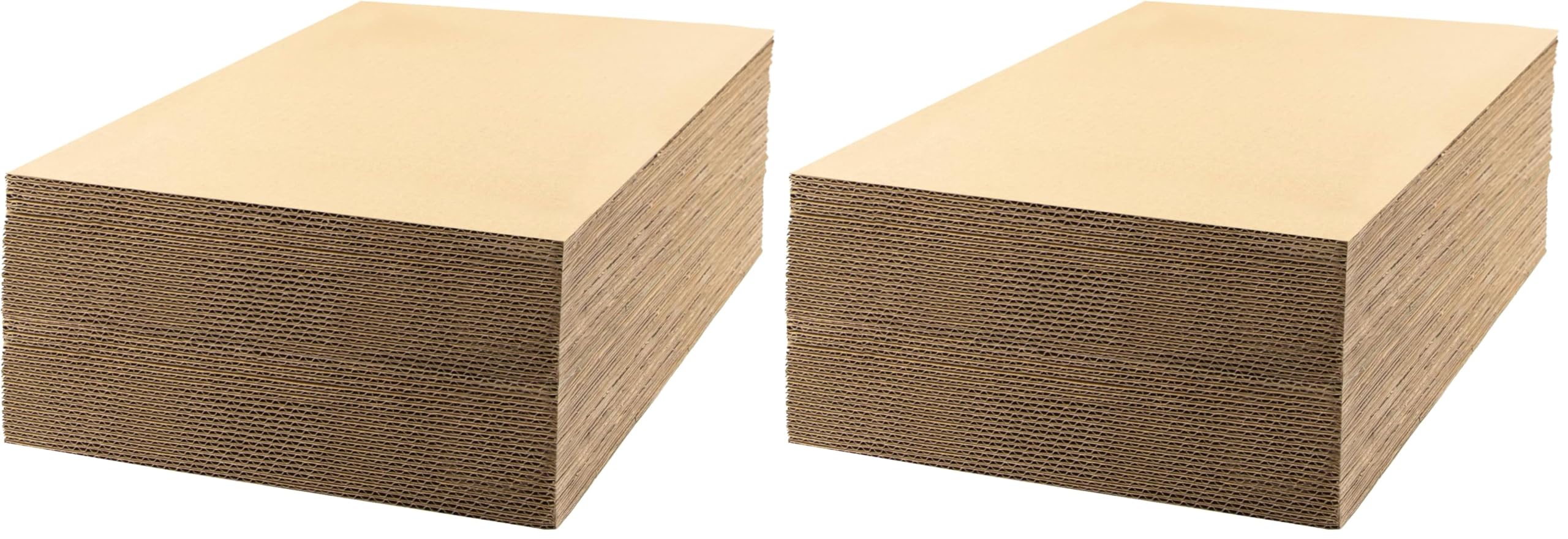 Golden State Art 100 Pack 11x17 Corrugated Cardboard Sheets 1/8" Thick