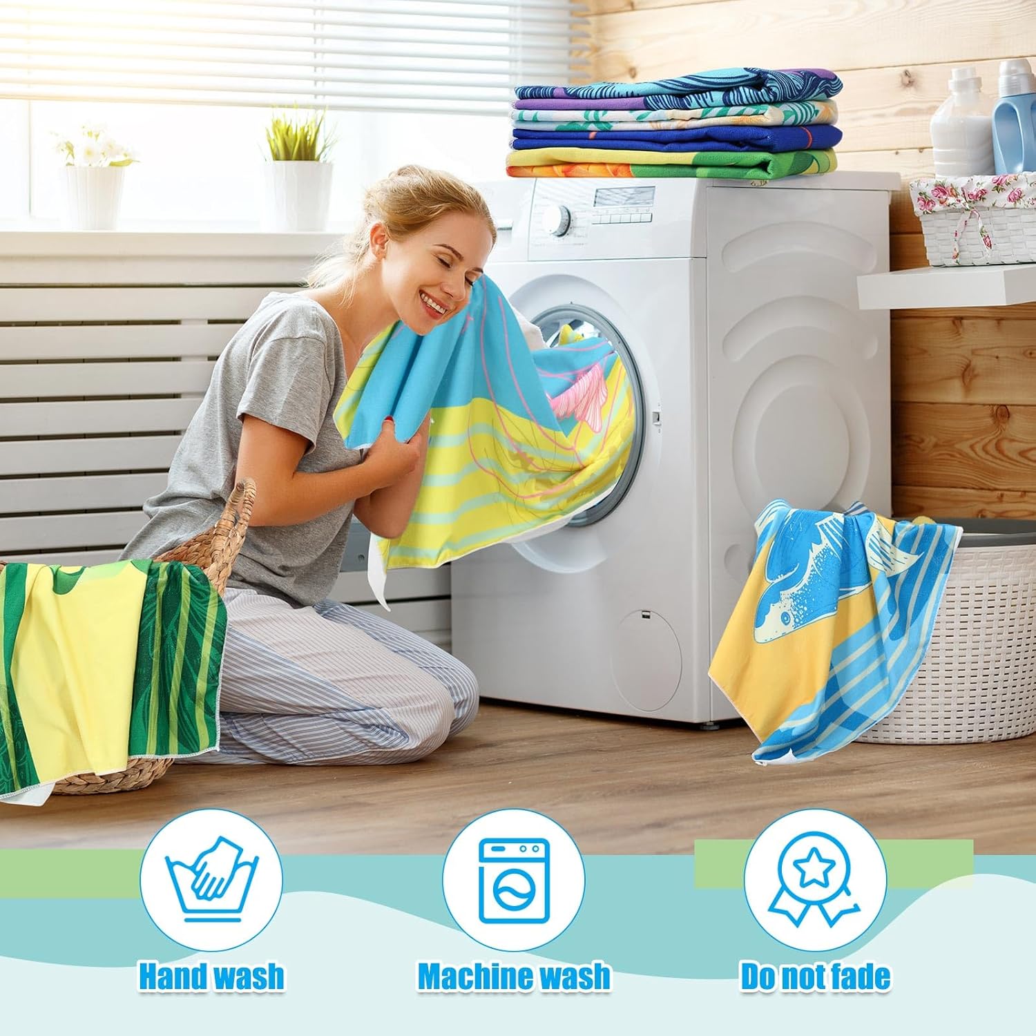 12 Pack 72 x 36 Inch Oversized Microfiber Beach Towel Bulk Extra Large Pool Towels Absorbent Lightweight Swim Blanket for Camping Beach Accessories Bath Shower Travel Spa (Classic Style)
