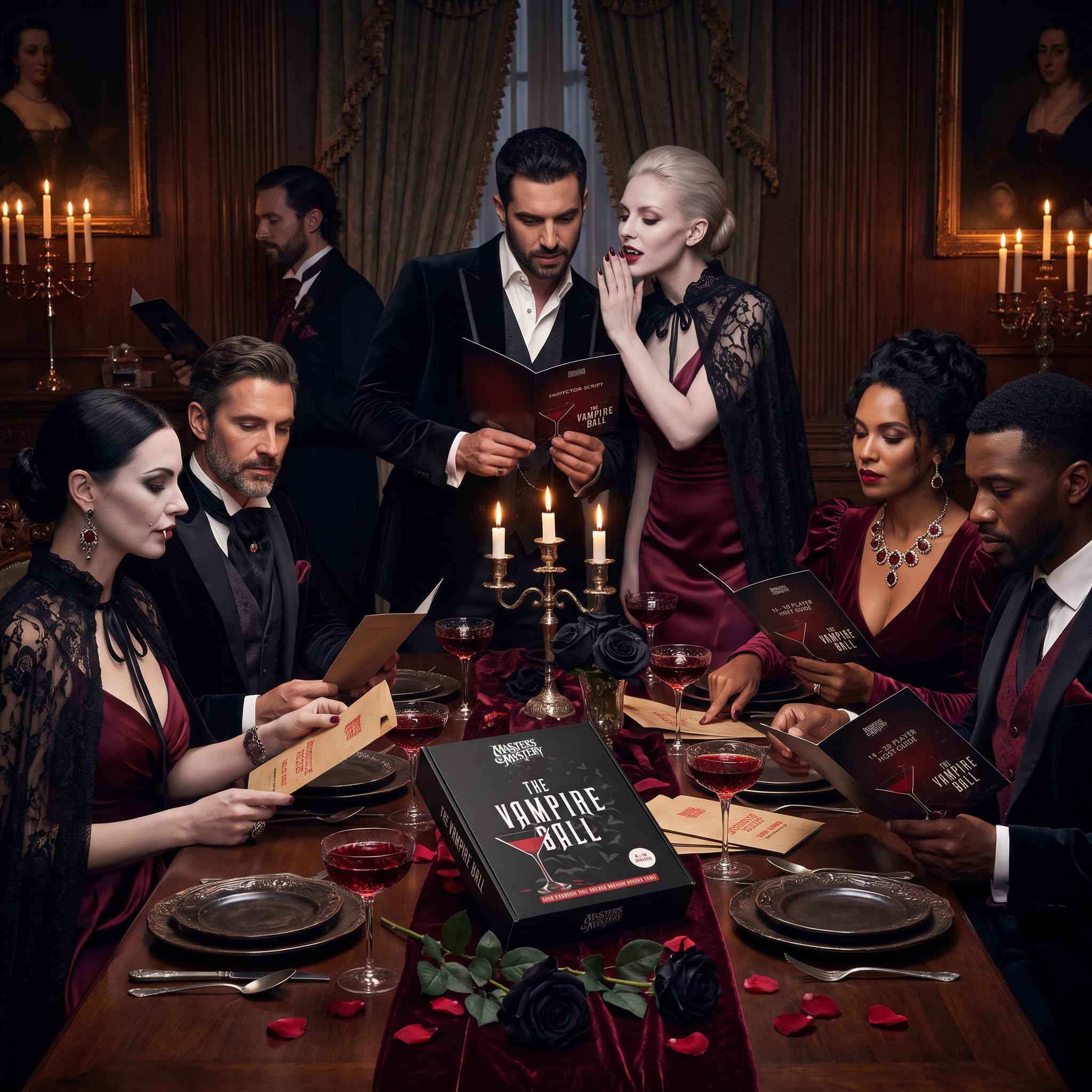 Masters of Mystery Vampire Ball Halloween Mord Mystery Jeu de fête