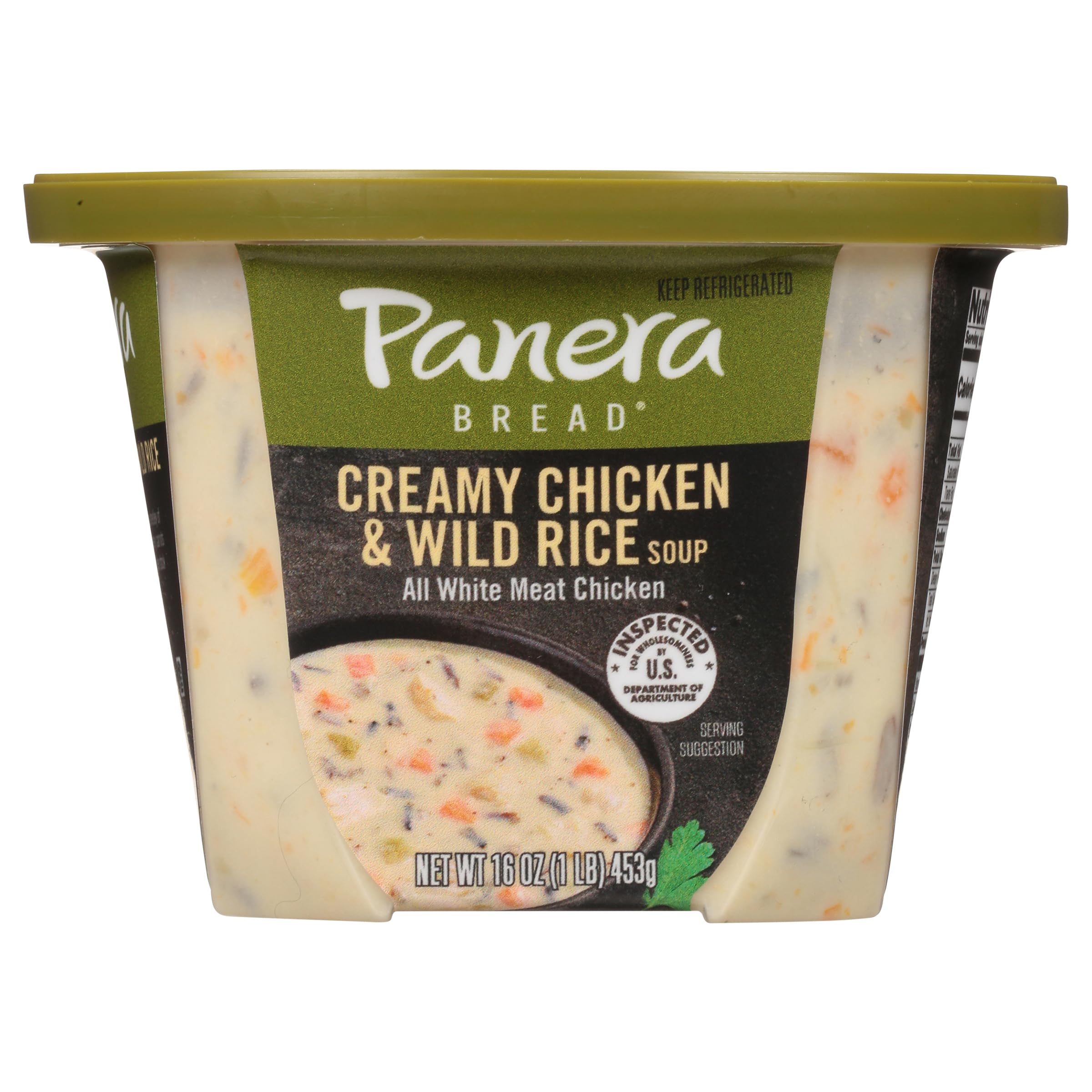Panera Bread Creamy Chicken & Wild Rice Soup, 16 OZ Soup Cup