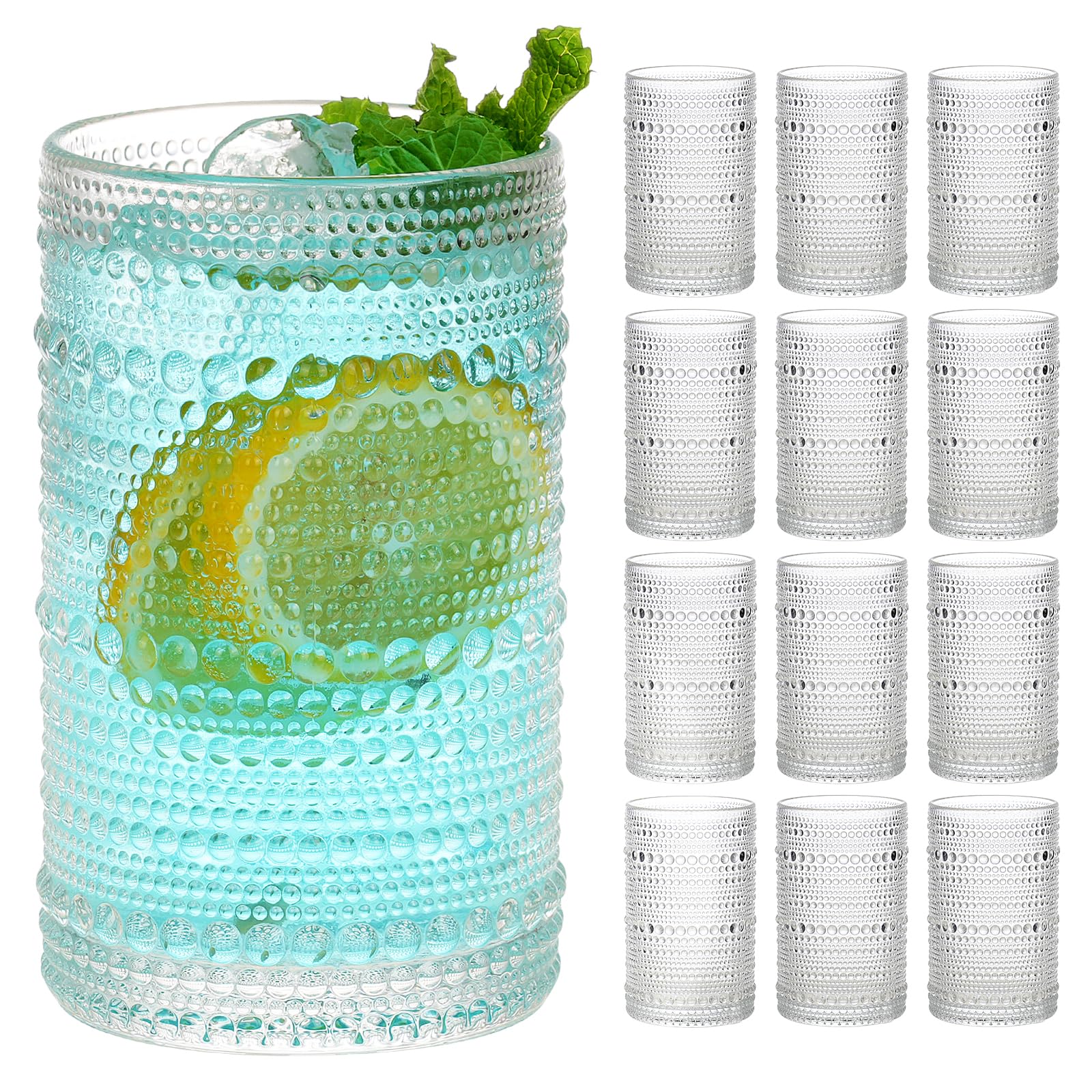Moretoes Hobnail Glasses