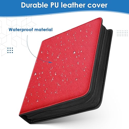 Miniatura 3 de Carpeta de tarjetas de 900 bolsillos, para tarjetas coleccionables y 9 bolsillos duradero, protectores de tarjetas de béisbol para MTC, TCG,