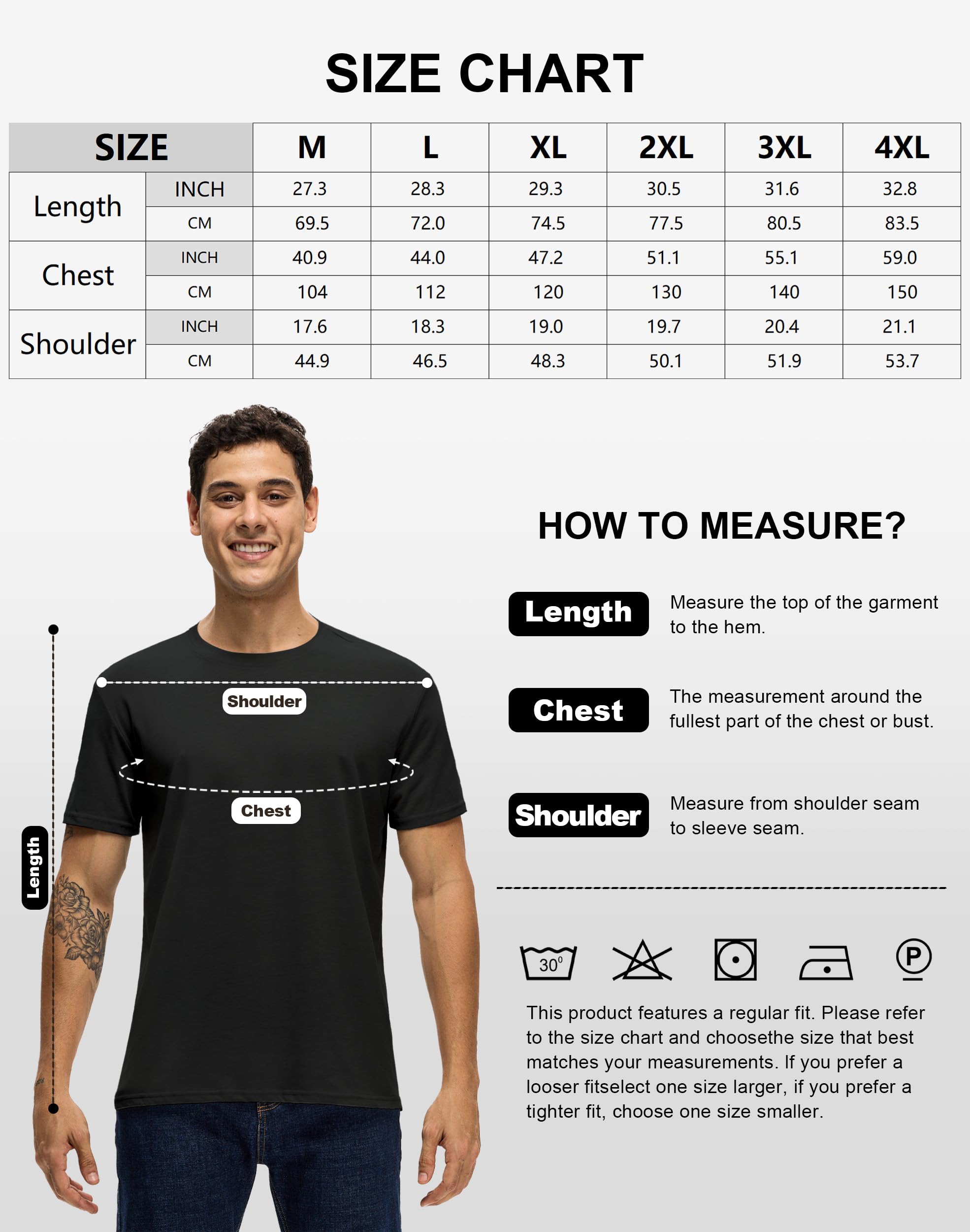Camiseta para hombre para 5 juegos de 180 g, algodón básico, manga corta, cuello redondo, monocolor, trabajo, gran tamaño, regular, verano, 5 unidades