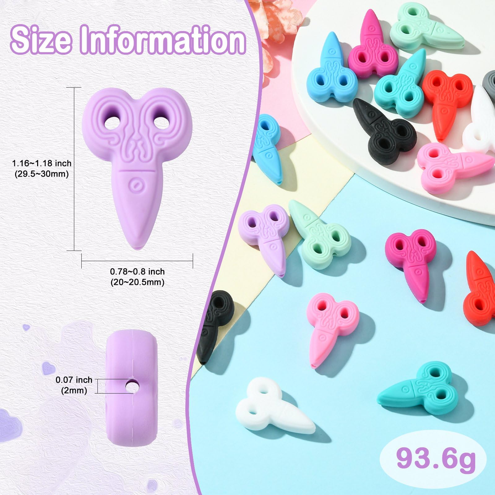 Perline in silicone a forma di zucca, perline focali, regali per penne