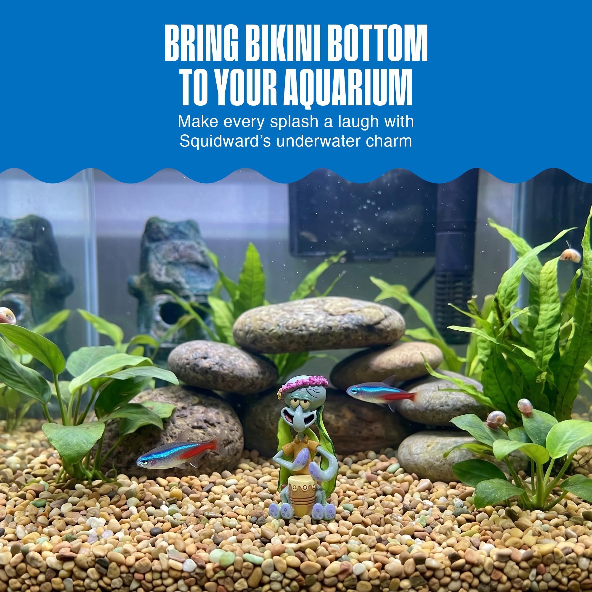bikini bottom fish tank accessories Penn-Plax Spongebob Homes - Aquarium Decor - Durable Resin Aquarium Ornament for Betta Bowls, Small Tanks, or Nautical Displays The iconic home of Hook Finish:Sea Guard 3 Rod Kite Fishing hybrid ceramic
