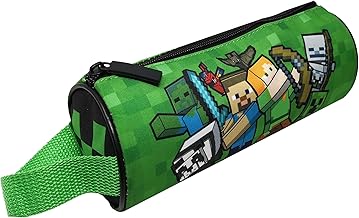 Theonoi Minecraft Trousse à crayons pour enfant, Creeper vert, Trousse à crayons