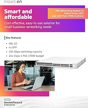 ルーター・ネットワーク機器 HPE Networking Instant On 1830 48G