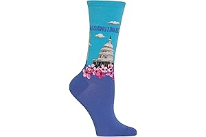 Cool & Artistic Women's USA Travel & Cities Crew Socks