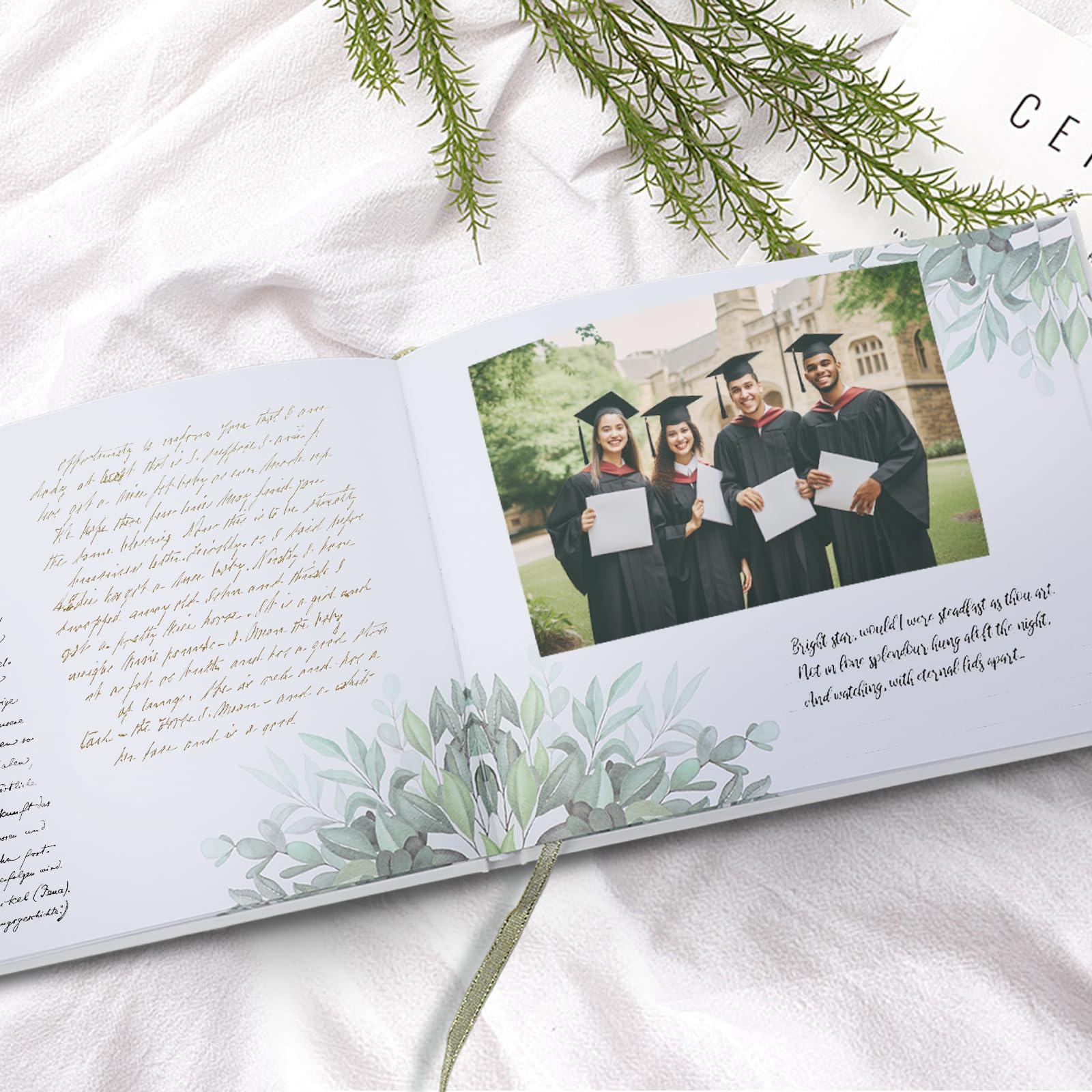 Libro degli Ospiti Matrimonio - Libro Degli Ospiti per Guest Book Matrimonio - 120 pagine 23x17.8 cm carta di alta qualità design semplice copertina rigida perfetto per matrimoni e anniversari